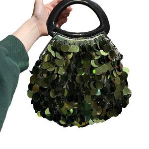 vintage sequin handbag